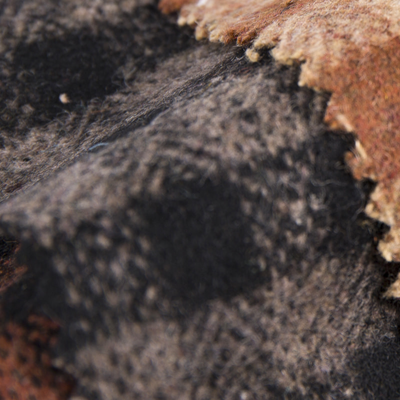 Tkanina tweedowa z włókien chemicznych Vichy w jodełkę 2279