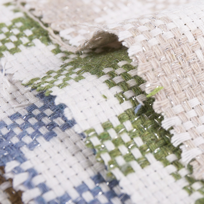 Tkanina tweedowa z włókien chemicznych Vichy 2965