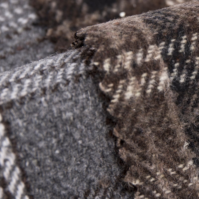 Wełniana tkanina w kratę dotykająca tweedu z Chin 3223