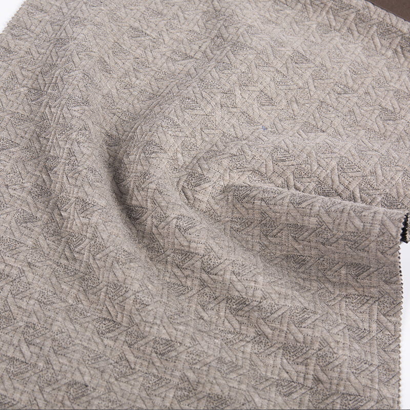 Tłoczone przerywane linie dzianiny żakardowe poliestrowe wiskozowe elastanowe tkaniny na odzież sportową na odzież AW23029