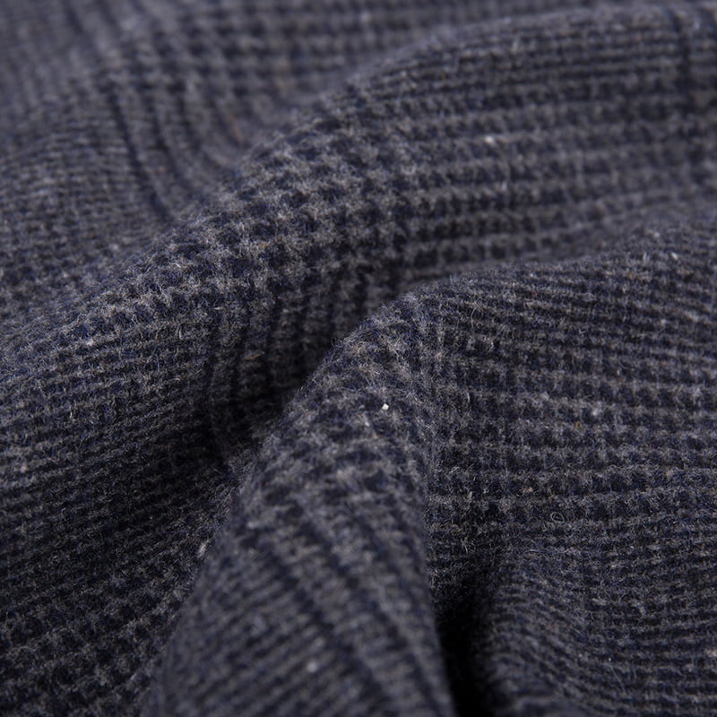 Tkanina żakardowa w kratę Glen w czarną kratę ZZH24012